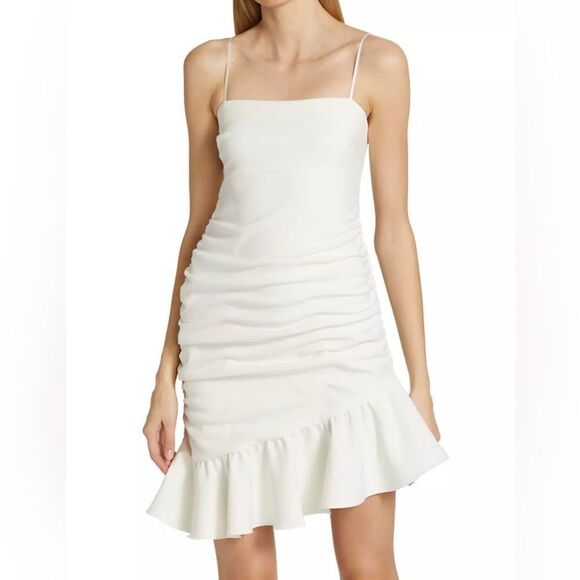 Cinq  a Sept Lilith Ruched Minidress size 10 - Picture 2 of 12